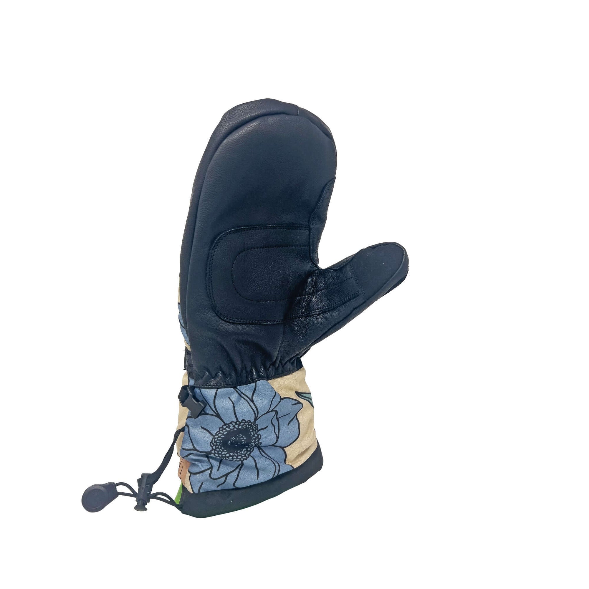 The Team Transform x Eivy Big Flower snowboard mitten with Primaloft Gold Insulation and Hipora 10K Waterproof Inserts for extreme snowboarding conditions.