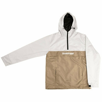 Gray The Fast Text Jacket White/Tan